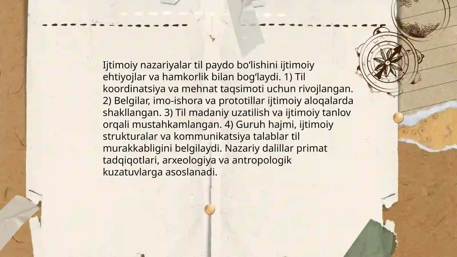 Tilning paydo boʻlishi va uning tasnifi 4