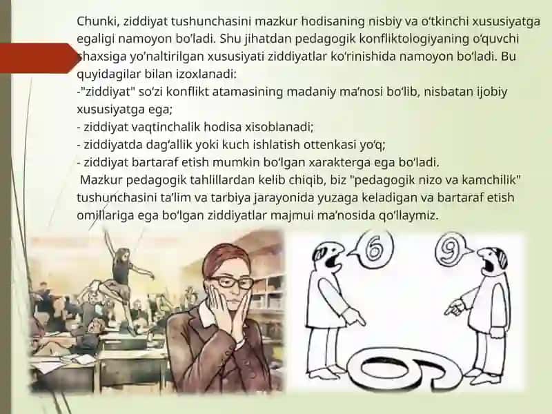 Fakultetda dars jarayonida uchraydigan nizolarni o’rganish va yechimini topish 4