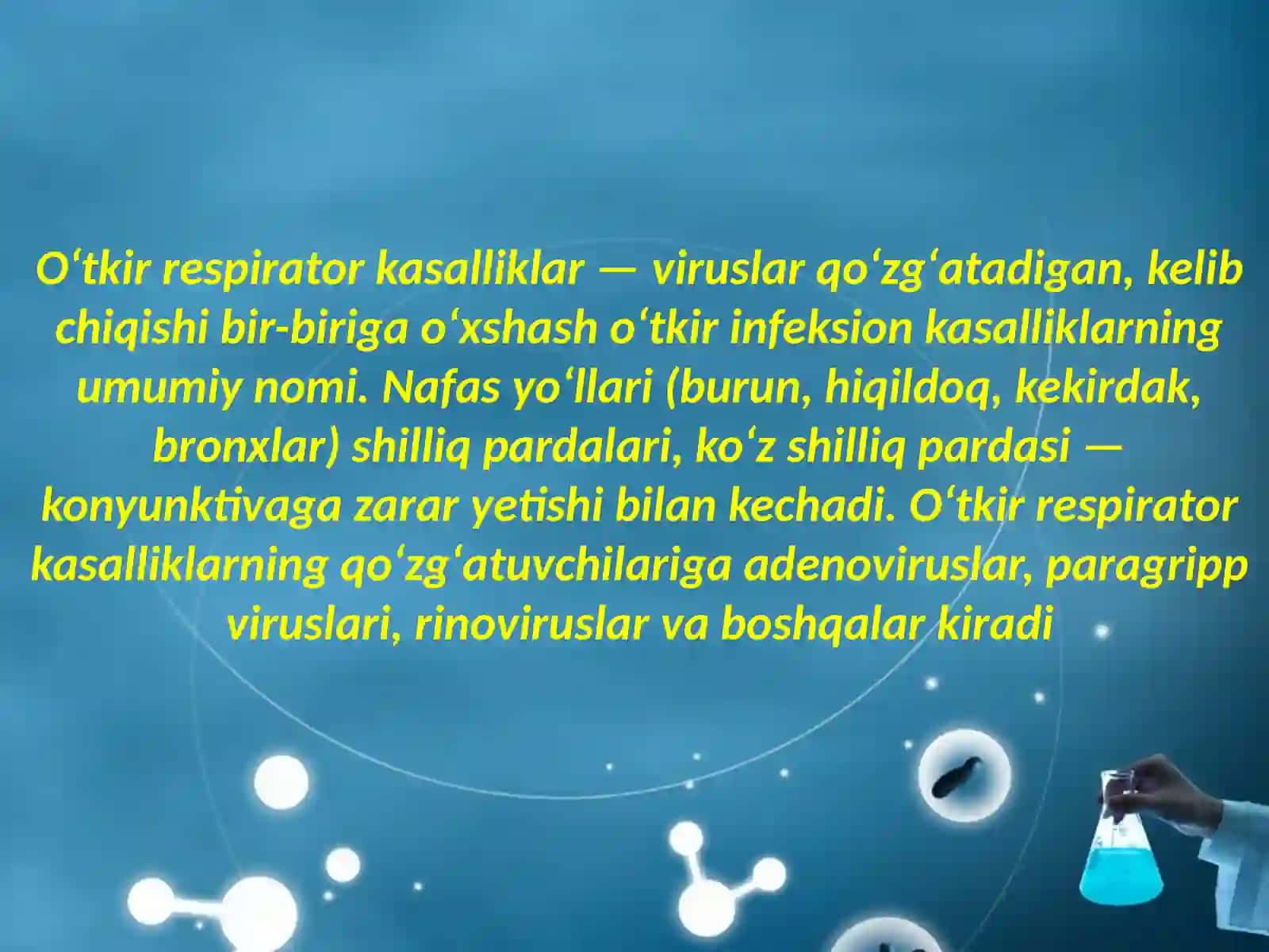 Respirator — sinsitial virusli kasallikni 4