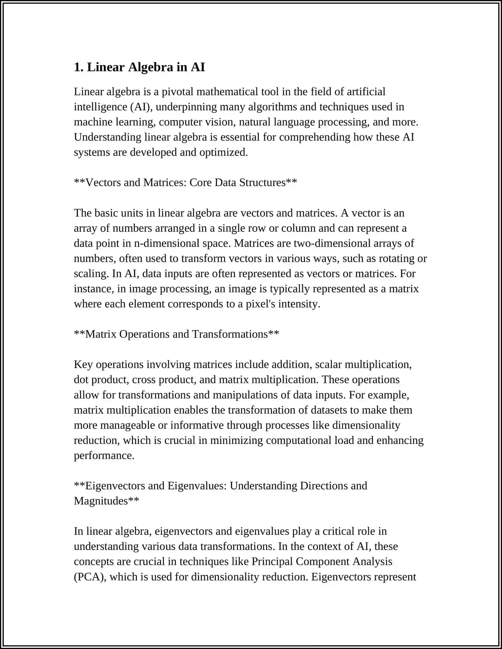 ARTIFICIAL INTELLIGENCE AND ITS MATHEMATICAL FOUNDATIONS 4