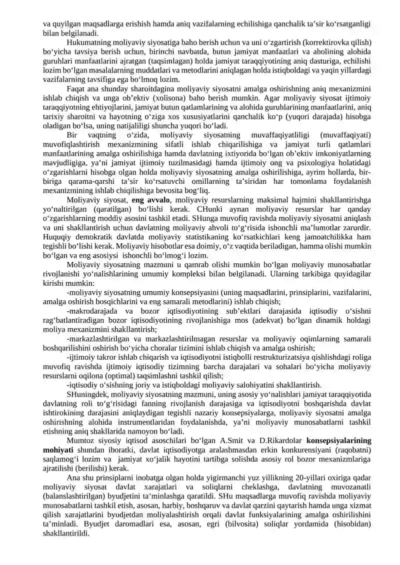 Moliyaviy siyosat 4