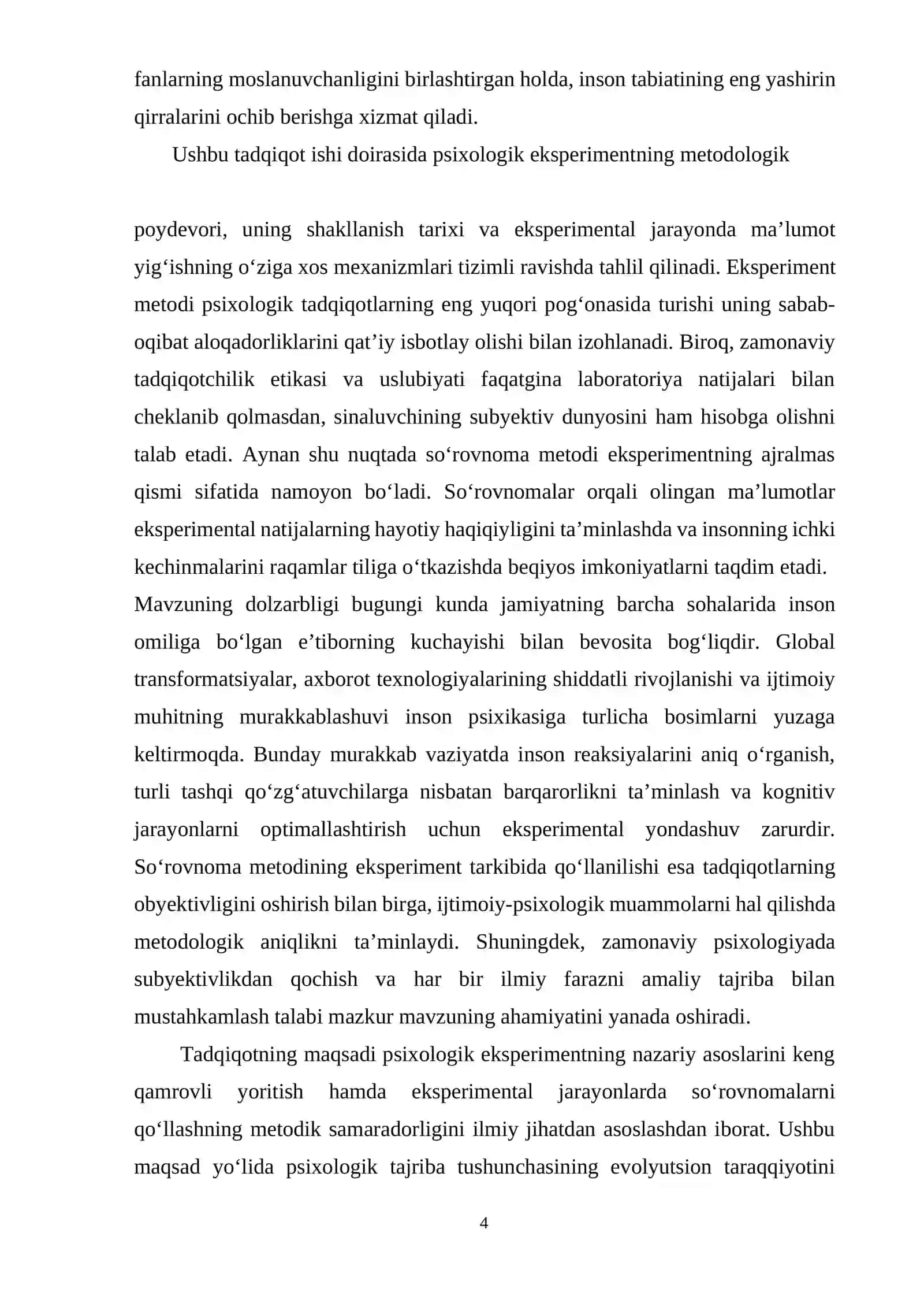 PSIXOLOGIK EKSPERIMENTNING ASOSLARI 4