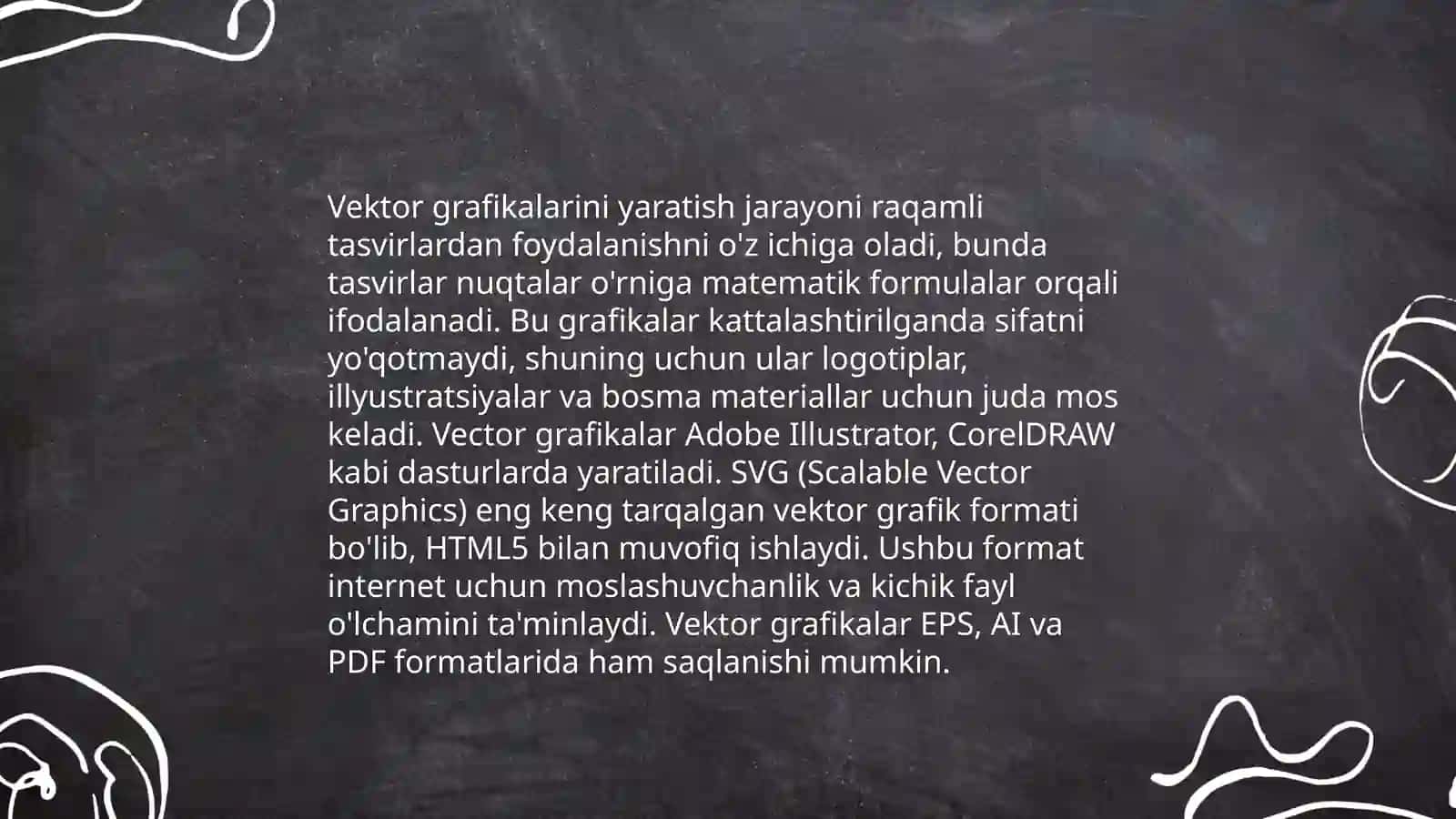 Corel draw dasturi bilan ishlashning qo‘shimcha imkoniyatlari 4