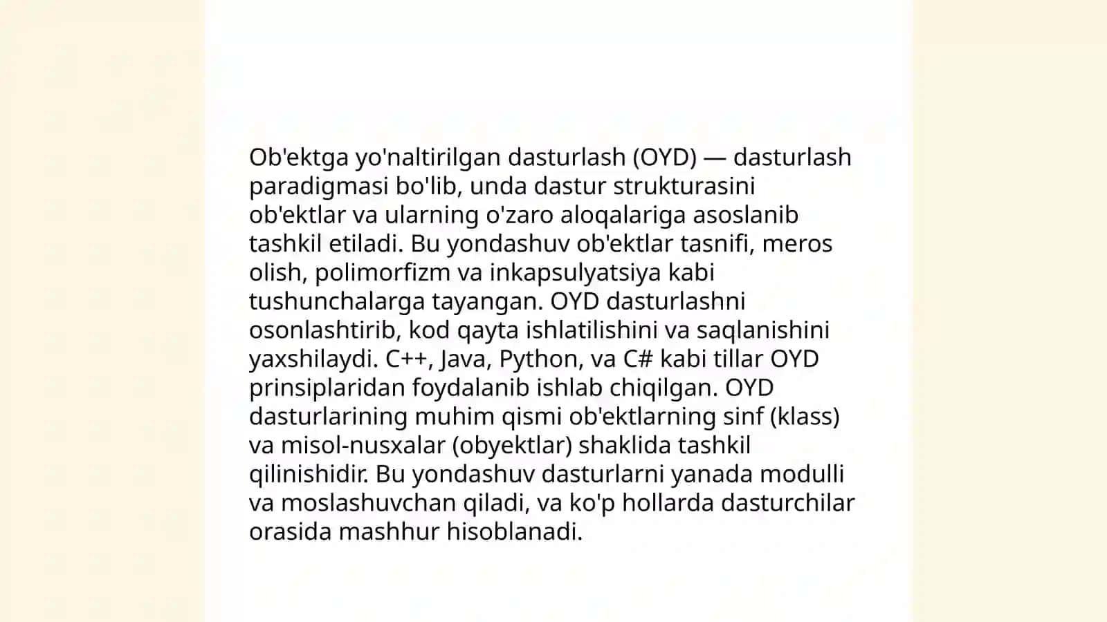 Dasturiy injiniring 4