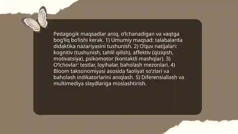 Didaktika va ta'lim nazariyasi 4