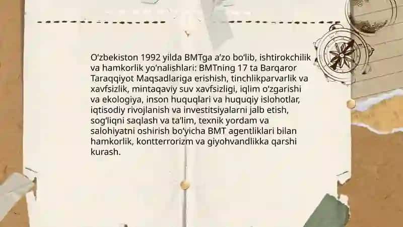 Oʻzbekiston va Jahon hamjamyati 4