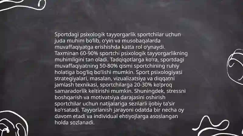 Sport mativlarining individual xususiyatlari 4