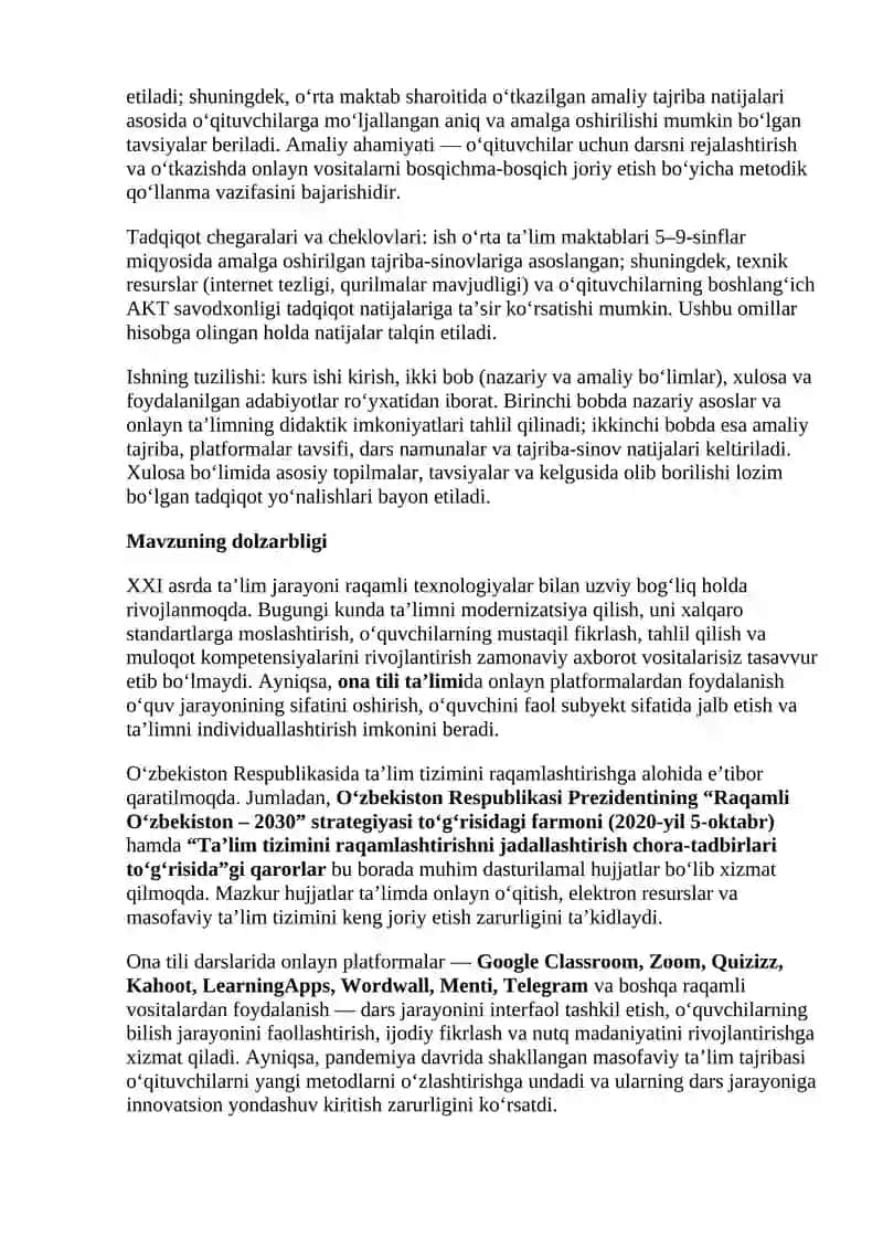 Ona tili darslarida online platformalarda foydalanish 4