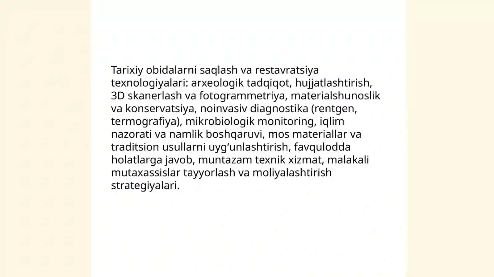 Zamonaviy Oʻzbekiston madaniy merosi 4