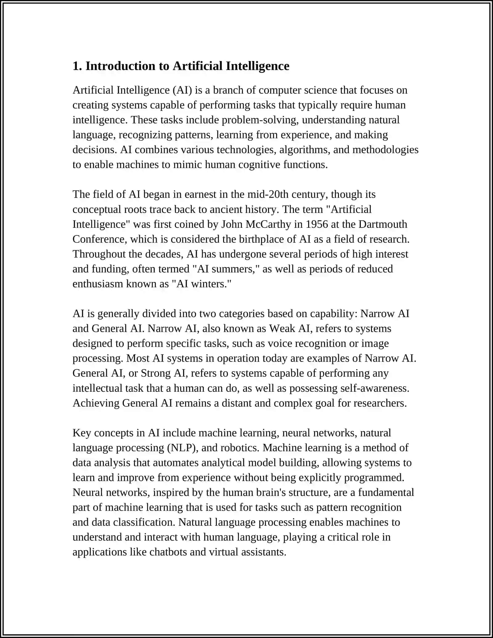 ARTIFICIAL INTELLIGENCE. CONCEPTS OF MACHINE LEARNING 4
