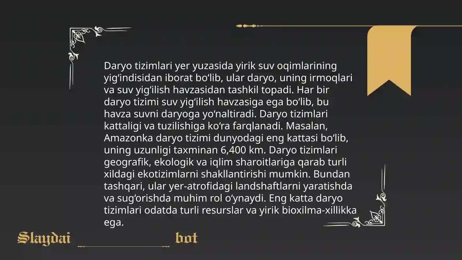 Materiklar gidrografiyasi 4