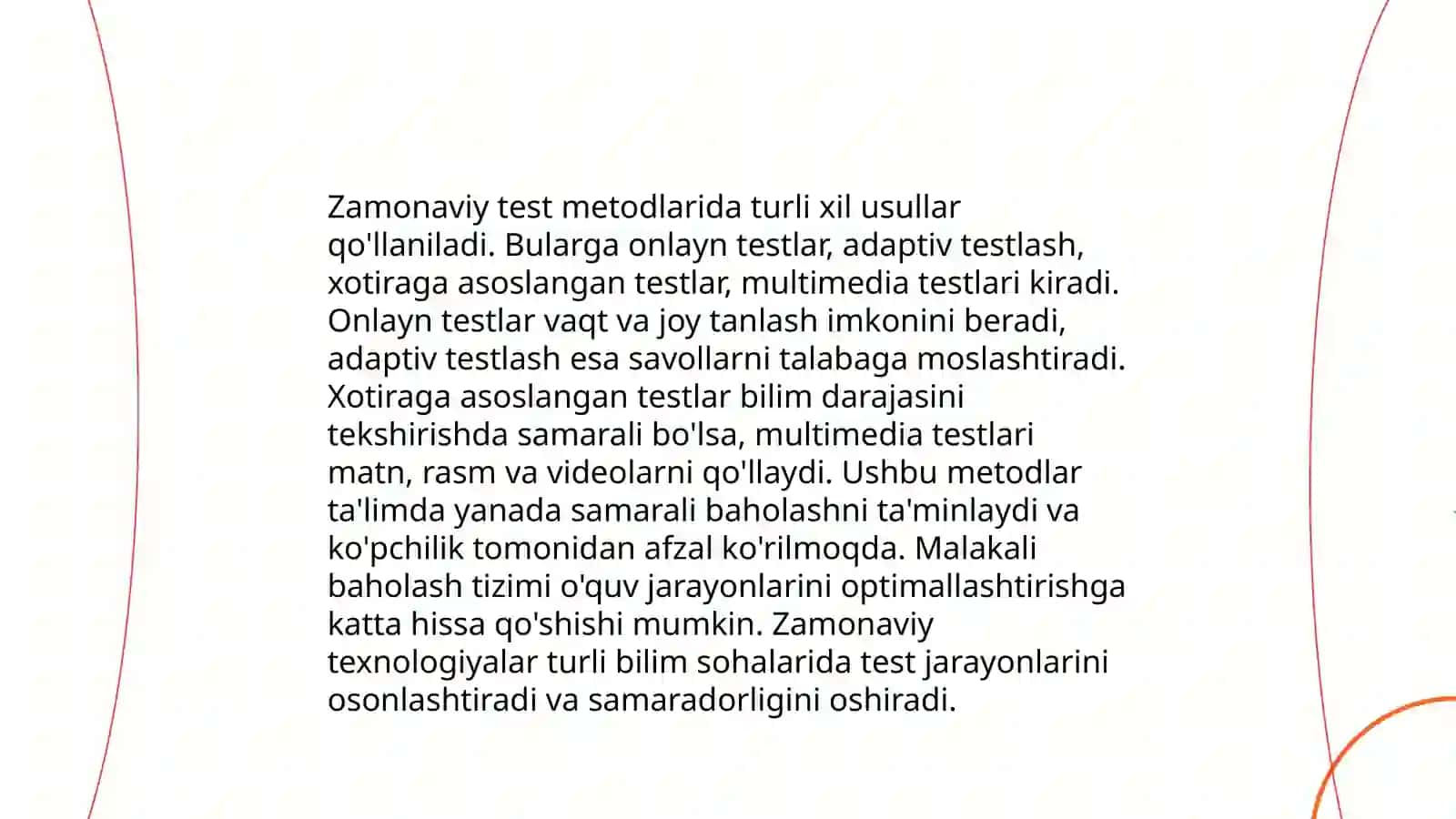 Test metodlari 4