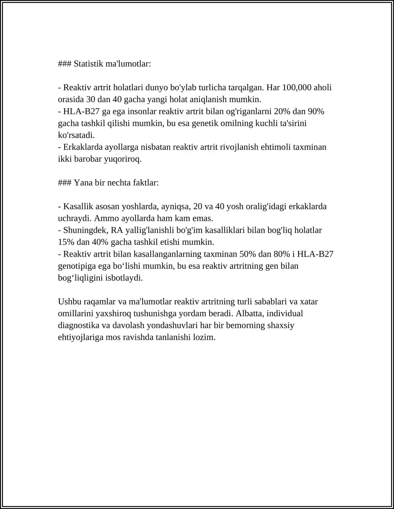 REAKTIV ARTRITLAR 4