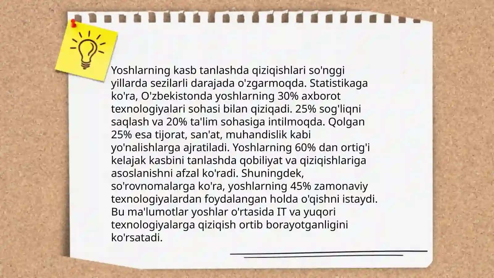 Yoshlarning kasb tanlashda roli 4