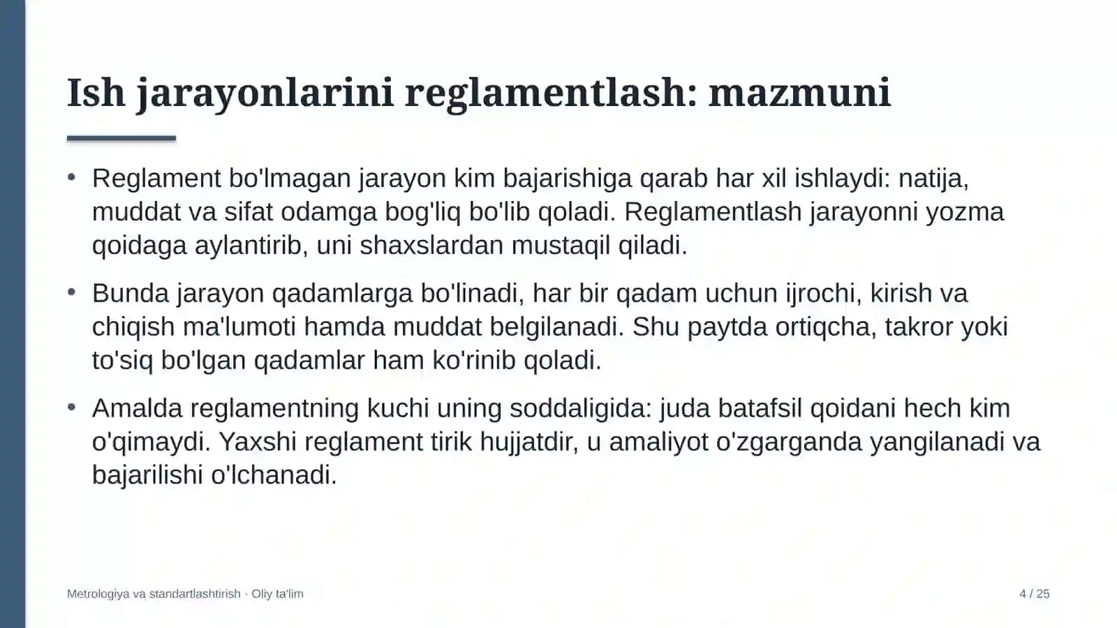 aviatsiya texnikasini ta'mirlash korxonalarida ish jarayonlarini reglamentlash 5467 4