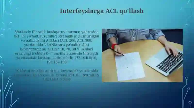 Kirishro'yxatlari (ACL) yordamida asosiy IP-trafikni boshqarish 4