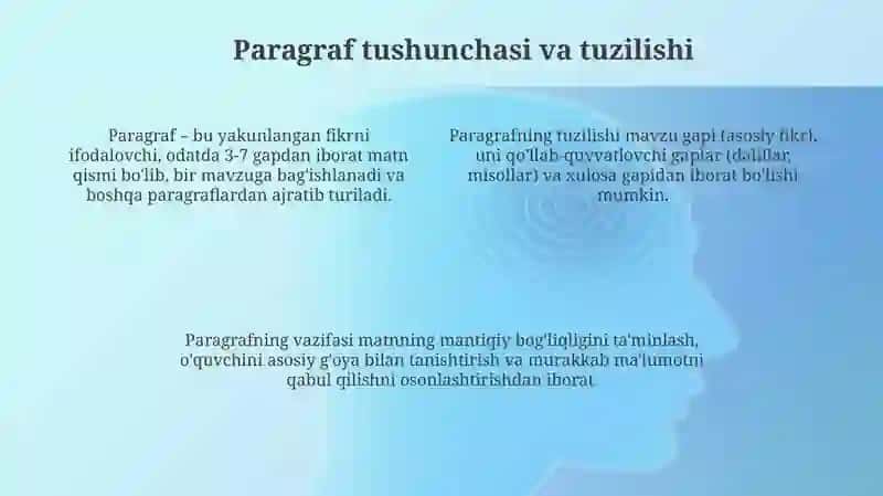Matnni semantik qismlarga bo'lish tamoyillari 4