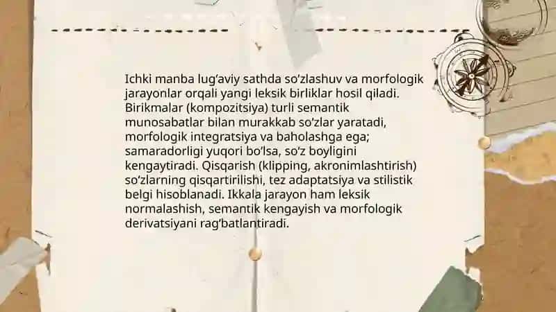 Lugʻaviy sath taraqqiyotining ichki va tashqi manbaalari 4