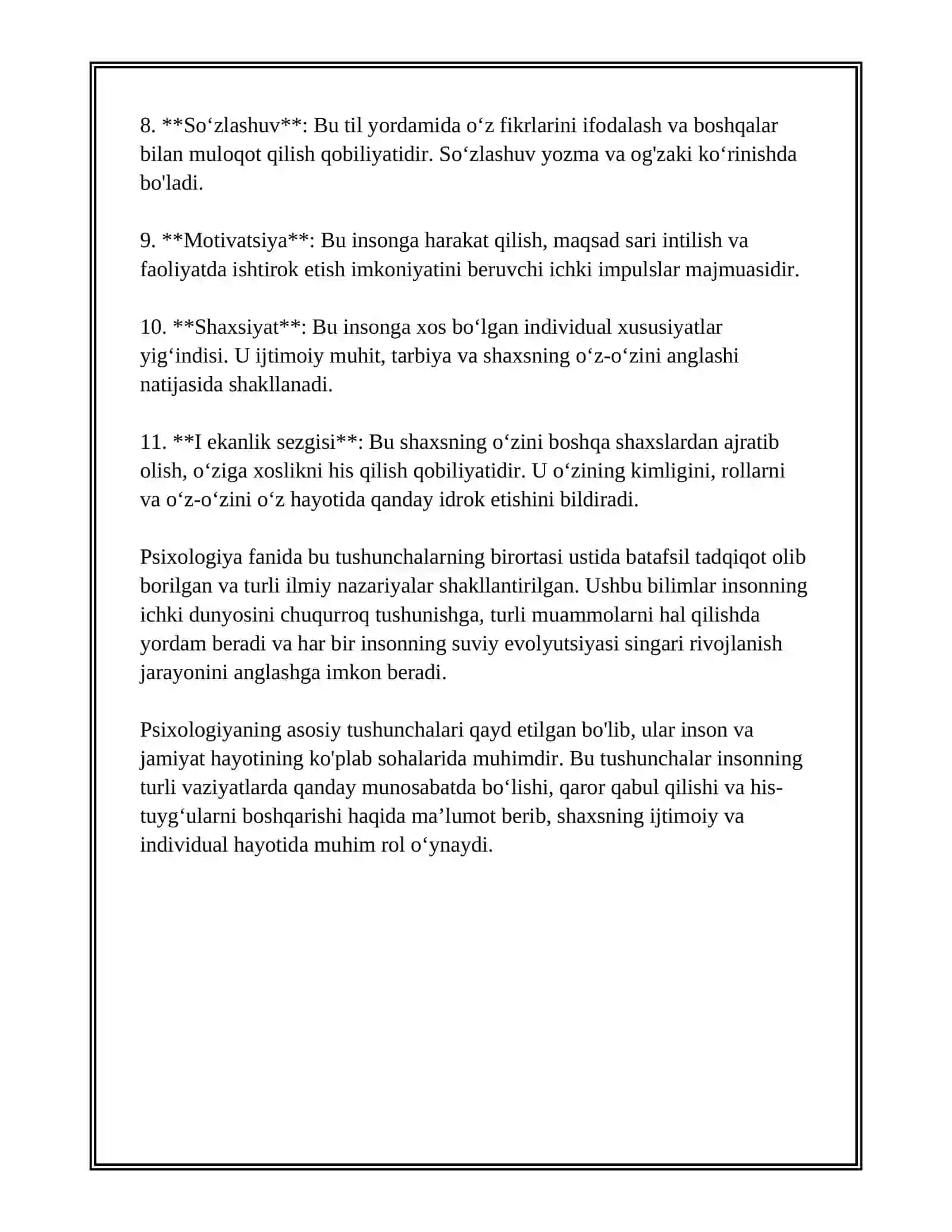 BOLANI PSIXIKASINI O'RGANISH PRINSIPLARI 4