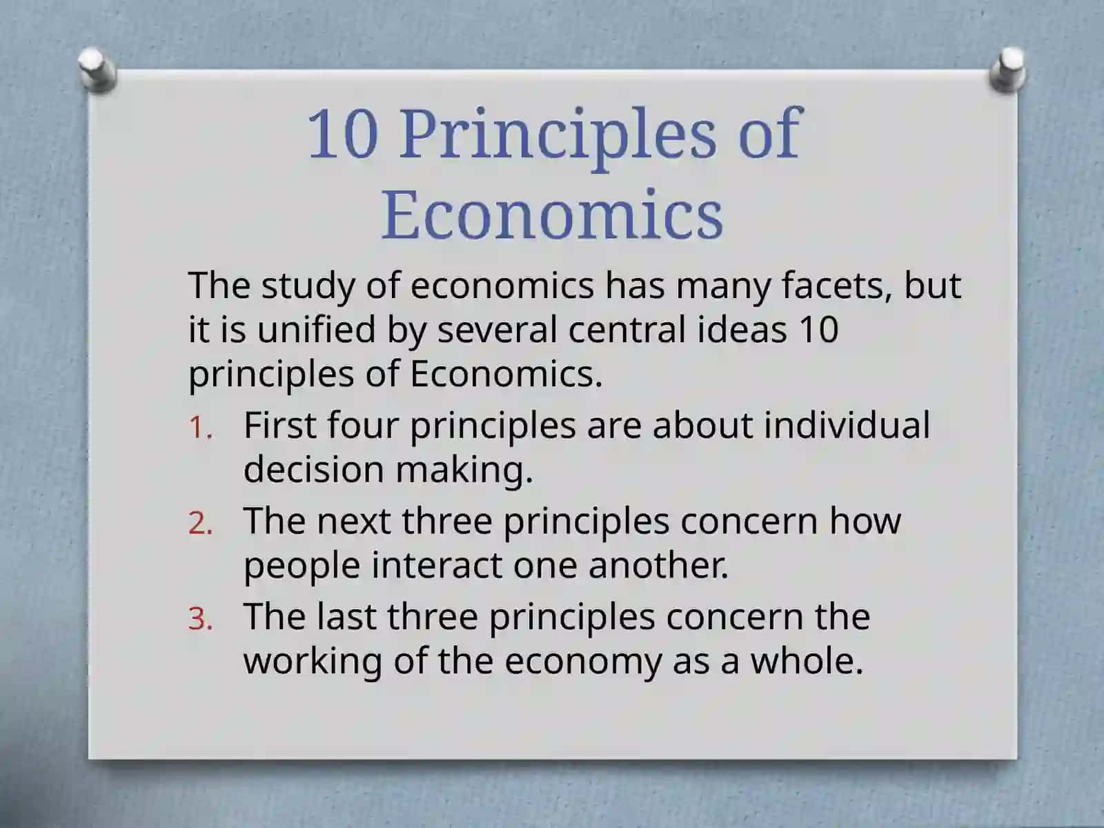 Introduction to Economics 4
