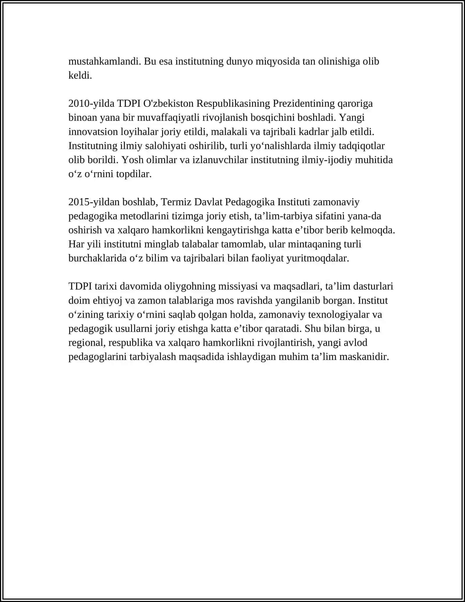 Termiz Davlat Pedagogika Instituti 4