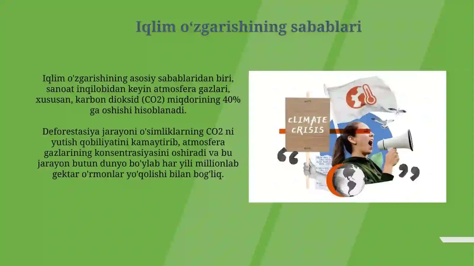 Iqlim ózgarishi muammolari 4