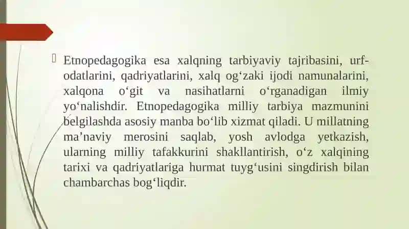 Milliy tarbiyaning etnopedagogik qirralari 4