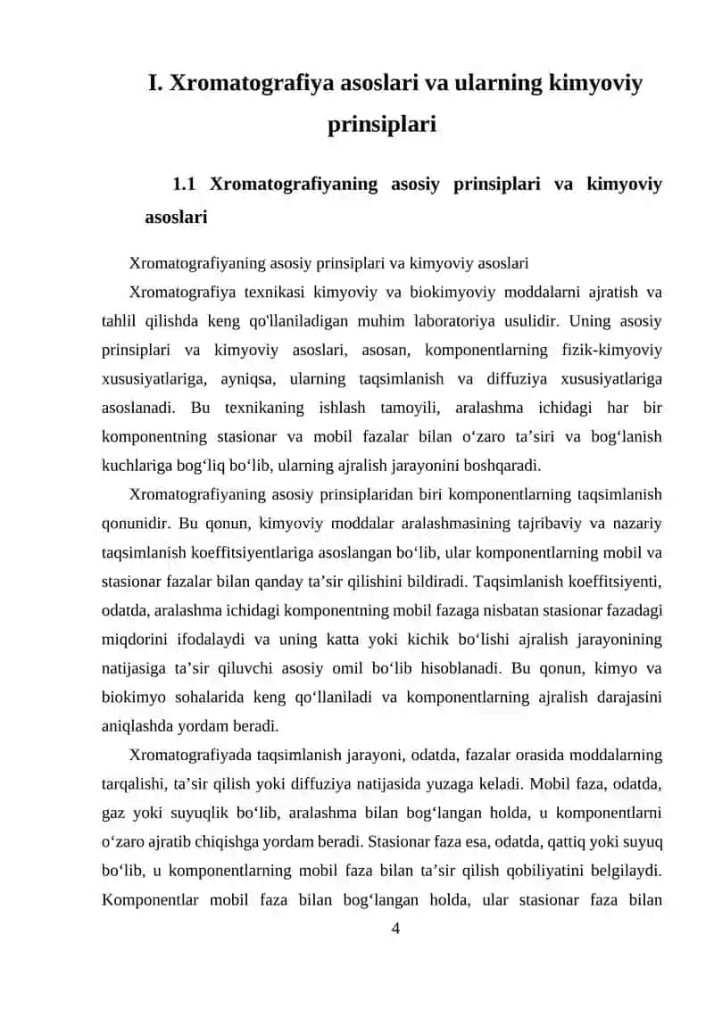 Xromatografiya va uning kimyoviy prinsiplari 4