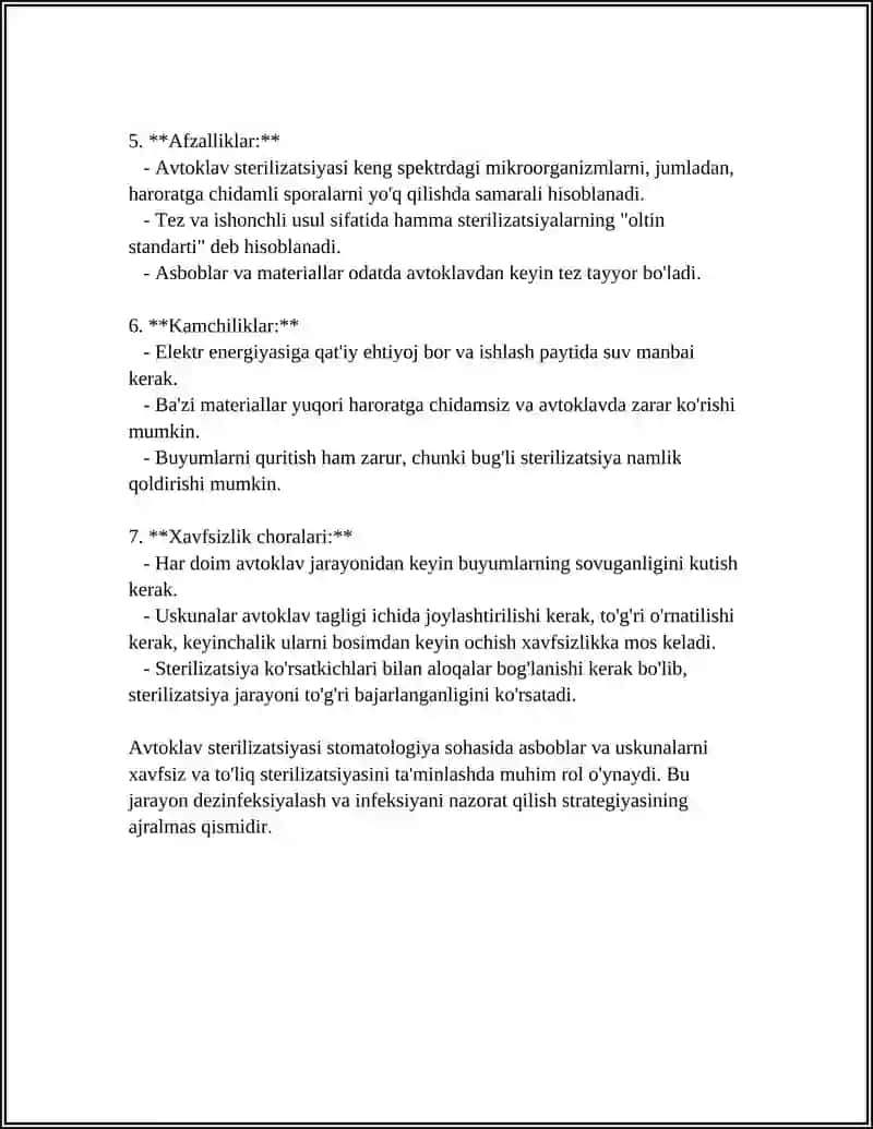 TERAPEVTIK STOMATOLOGIYADA STERILIZATSIYA USULLARI 4