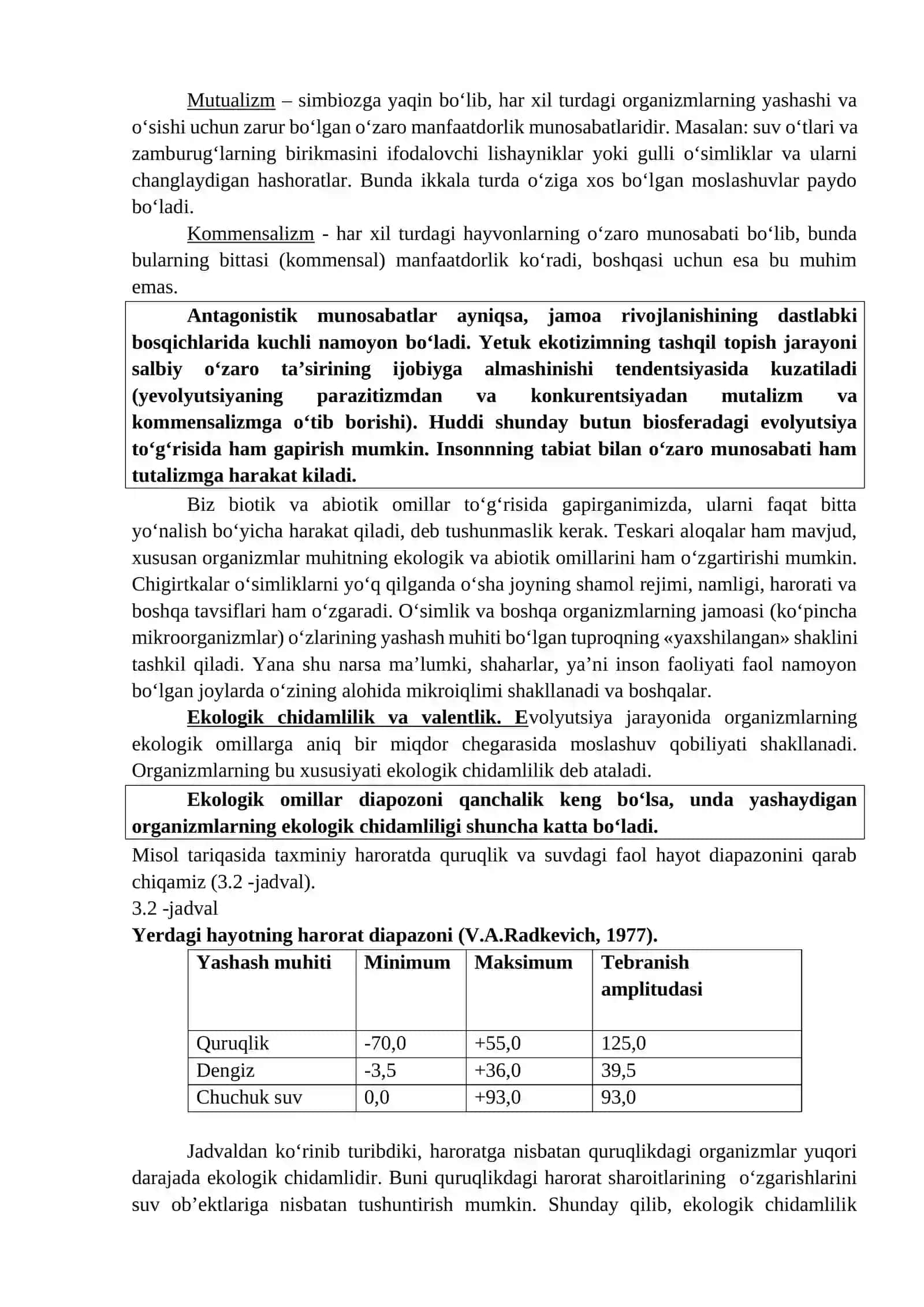 EKOLOGIK TIZIMLAR 4