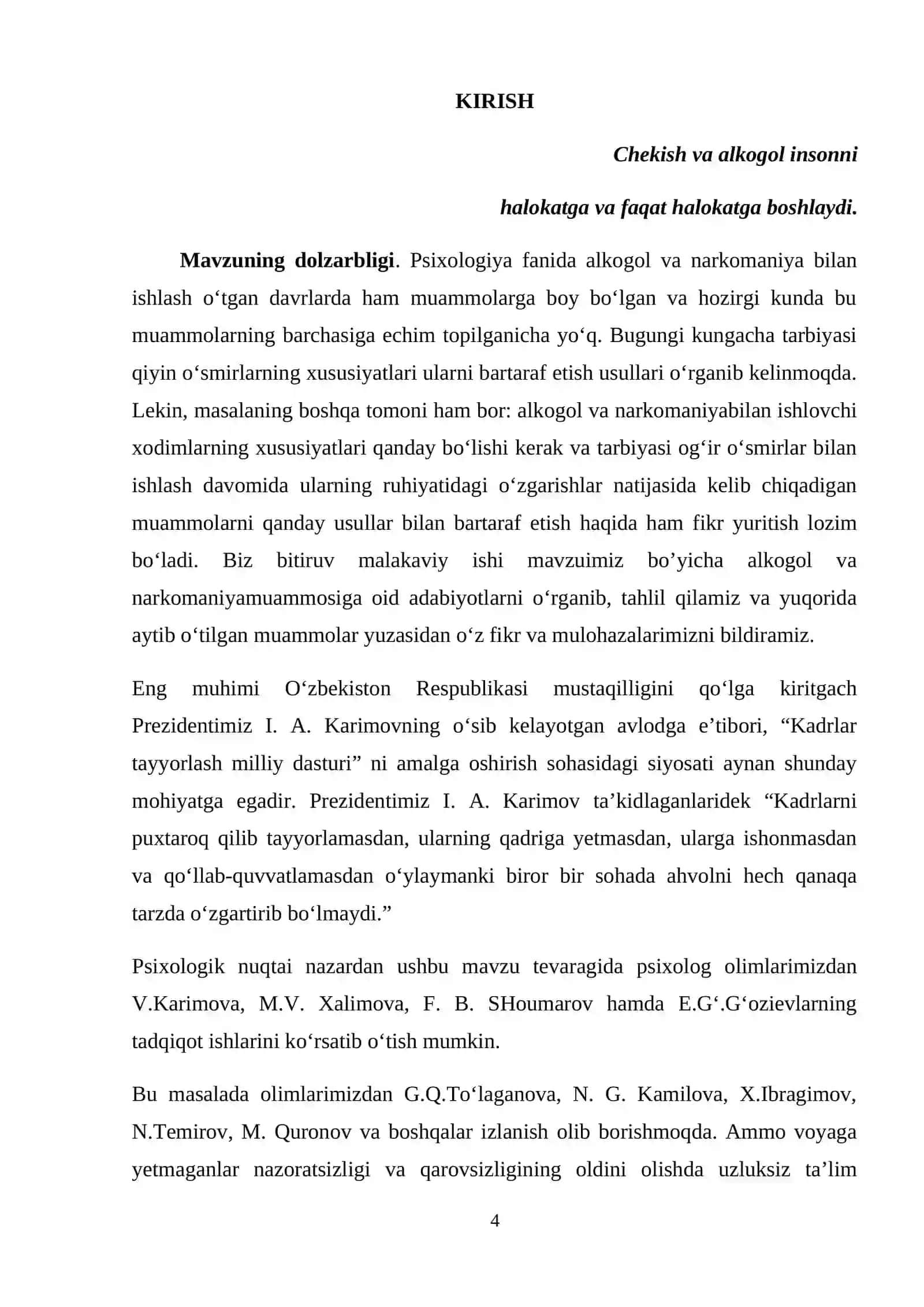 ALKAGOLIZM VA NORKOMANIYADA XULQ-ATVORDAGI O’ZGARISHLAR 4