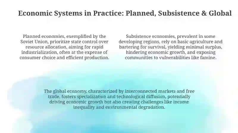 Types of economy 4