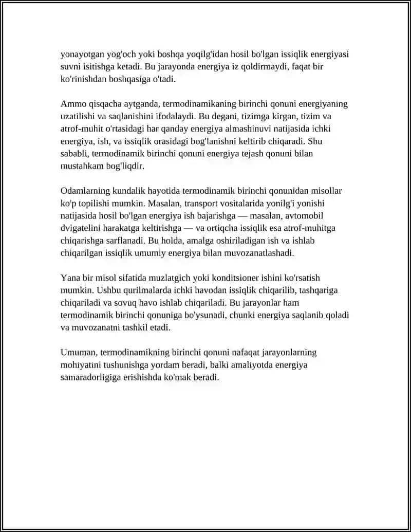 TERMODINAMIKA QONUNLARI 4