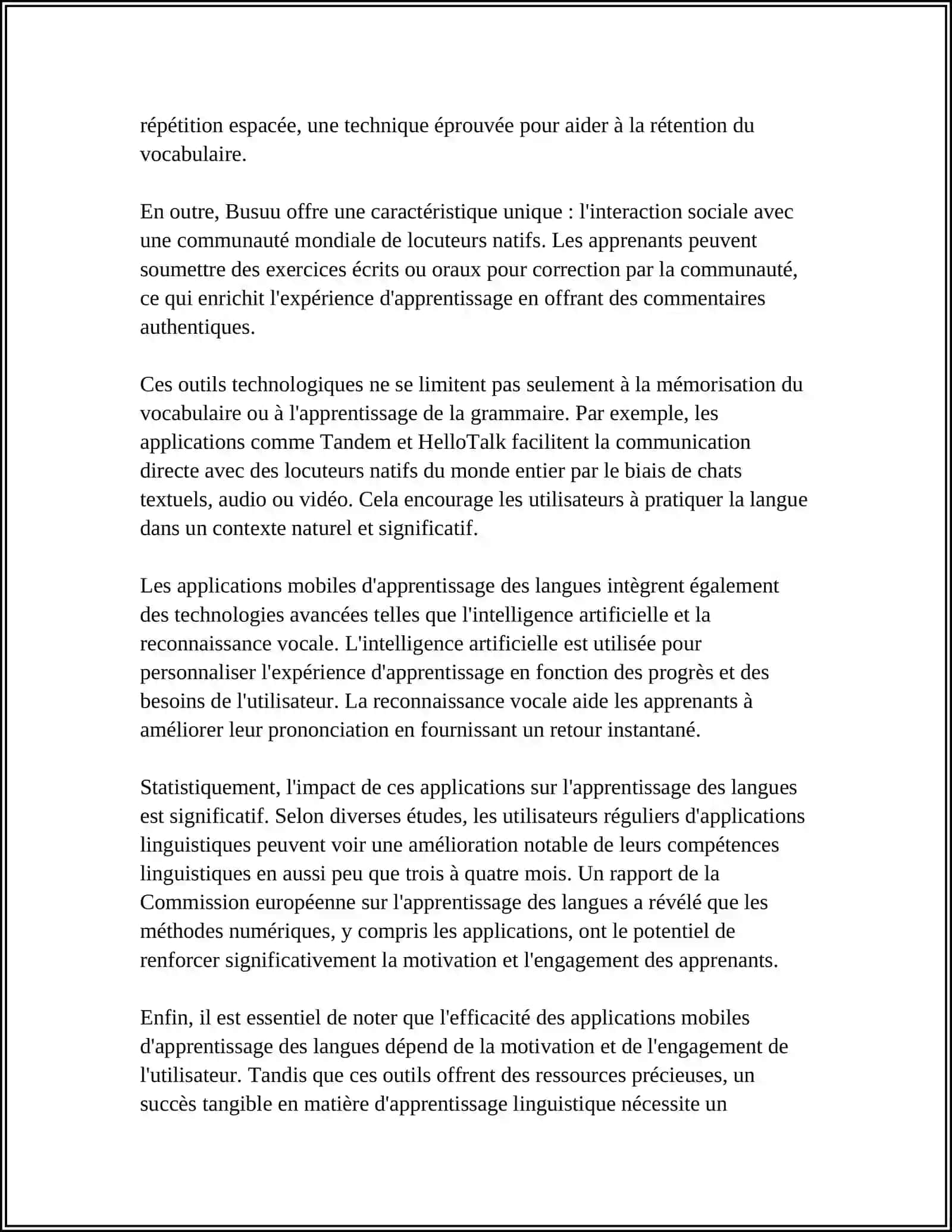 APPLICATIONS MOBILES D'APPRENTISSAGE DES LANGUES 4