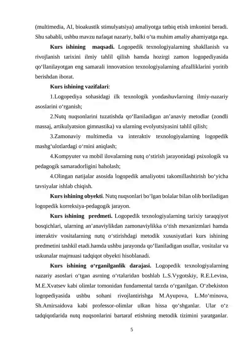 Logopedik texnologiyalarning rivojlanish tarixi 4