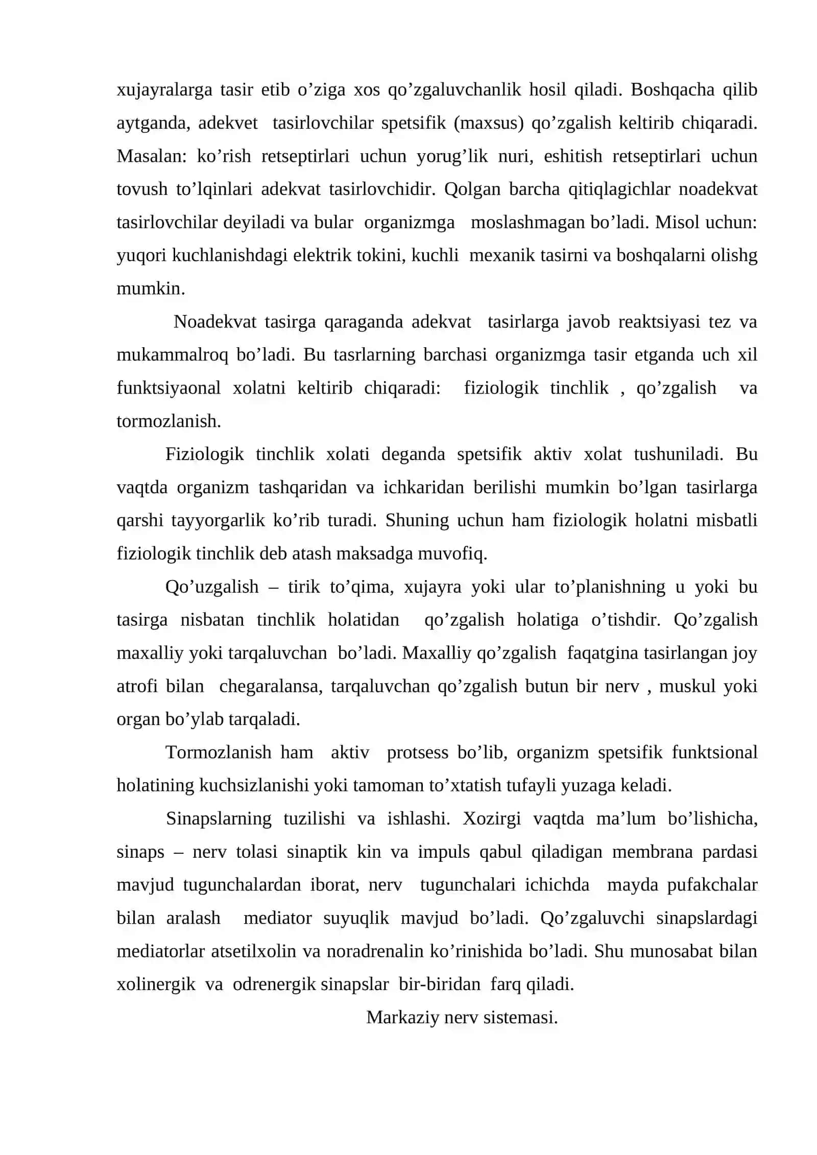 Nerv sistemasining fiziologiyasi 4