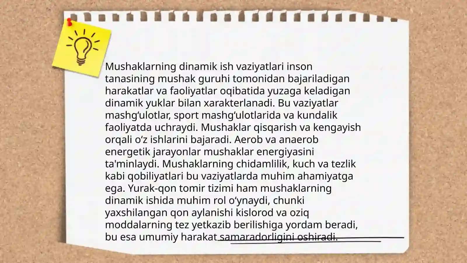 Mushaklarning statik ish rejimlari 4