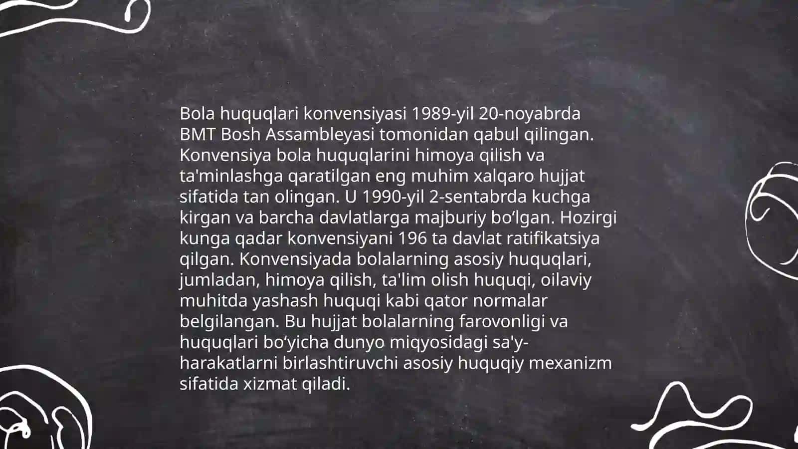 Bola huquqlari to'g'risidagi konvensiya 4