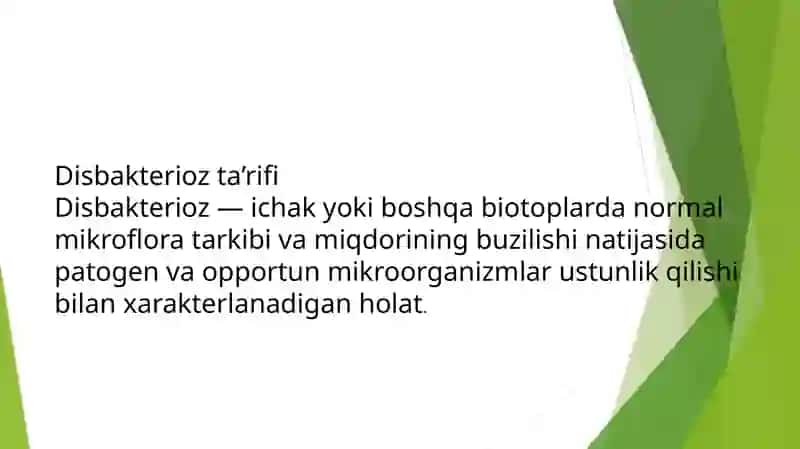 Disbakteriozning diaginostikasi 4