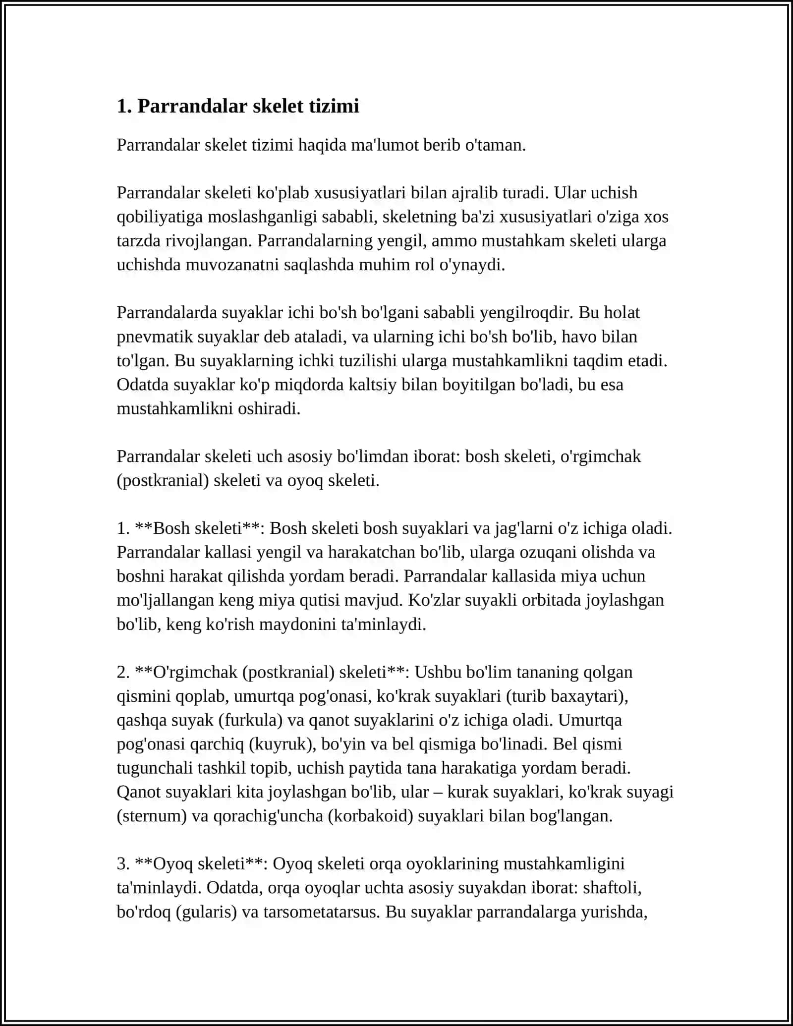 PARRANDALARNI ANATOMYASI 4