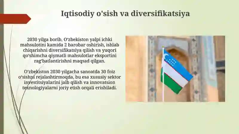 O'zbekiston 2030: Istiqbollar 4
