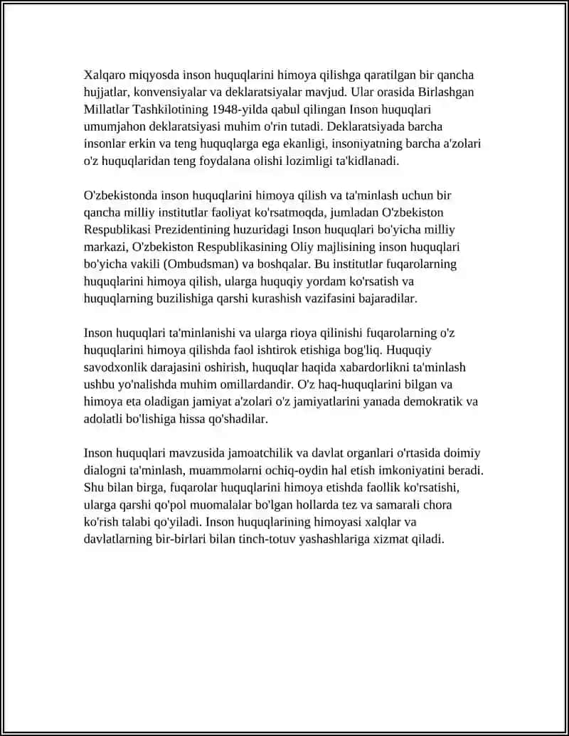 MENING HUQUQLARIM 4
