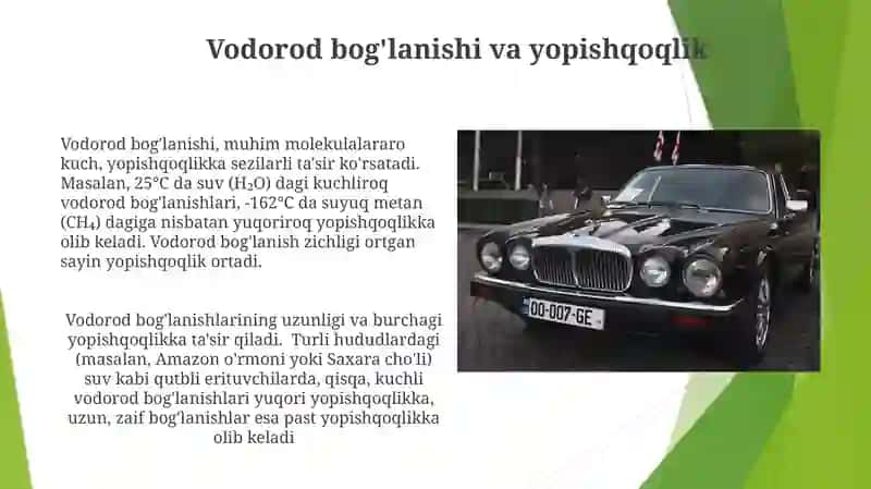 Vodorod Bog'lanishi 4