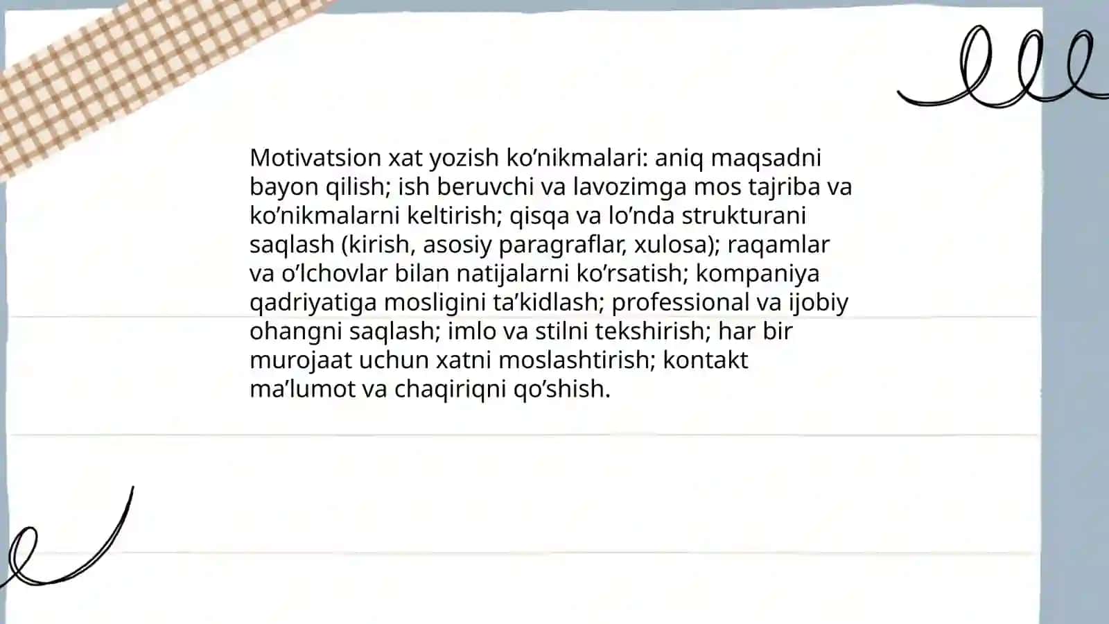 Ishga joylashish ko’nikmalari 4