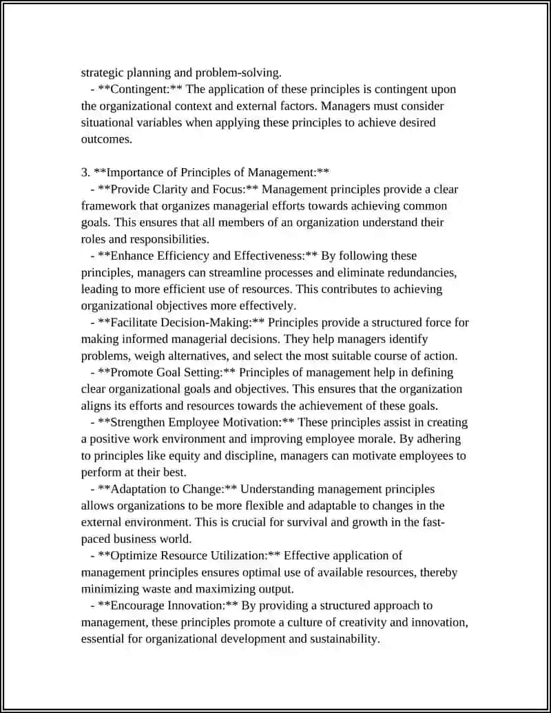 PRINCIPLES OF MANAGMENT 4