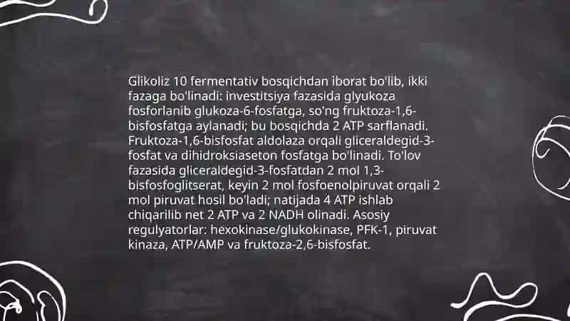 Glyukoza metabolizmi va uning ahamiyati 4