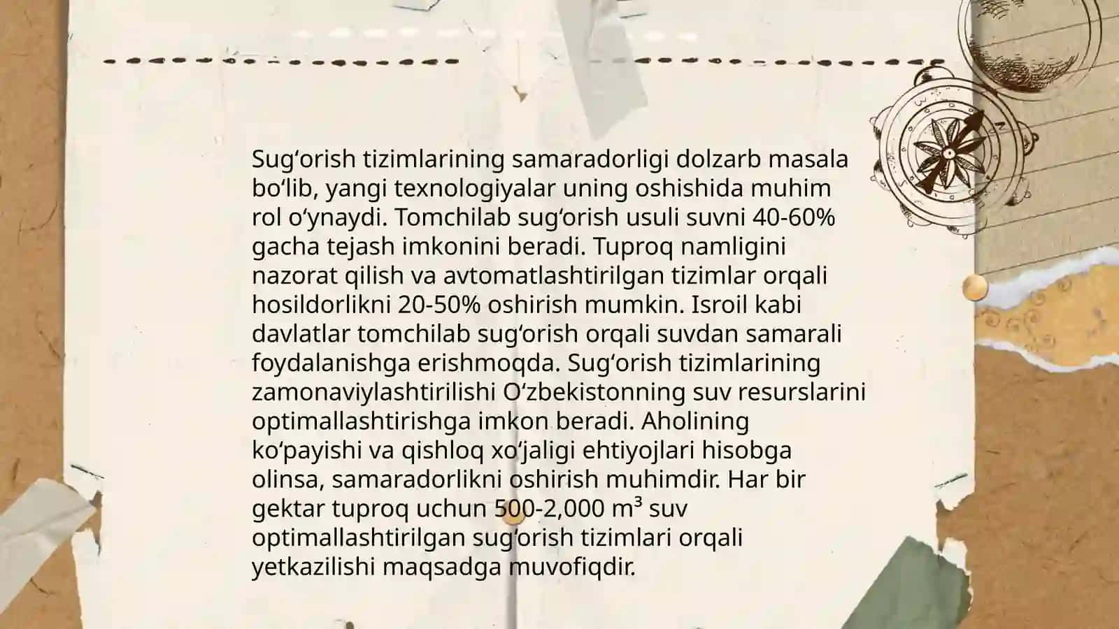 Suv resurslaridan foydalanish muammolari 4