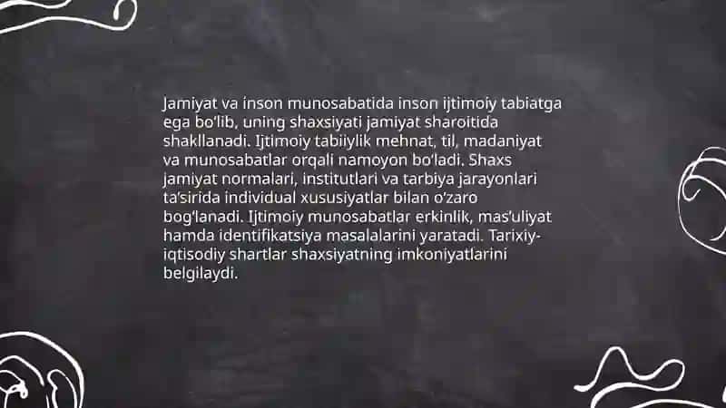 Jamiyat falsafasi 4