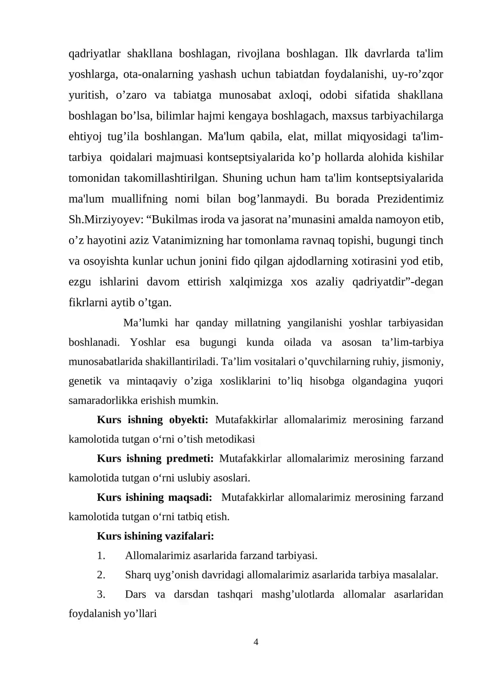 Tarixiy meroslarimizni farzand kamolotida tutgan o'rni 4