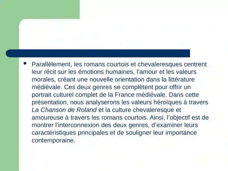 La littérature française du Moyen Âge épopées héroïques et romans courtois 4